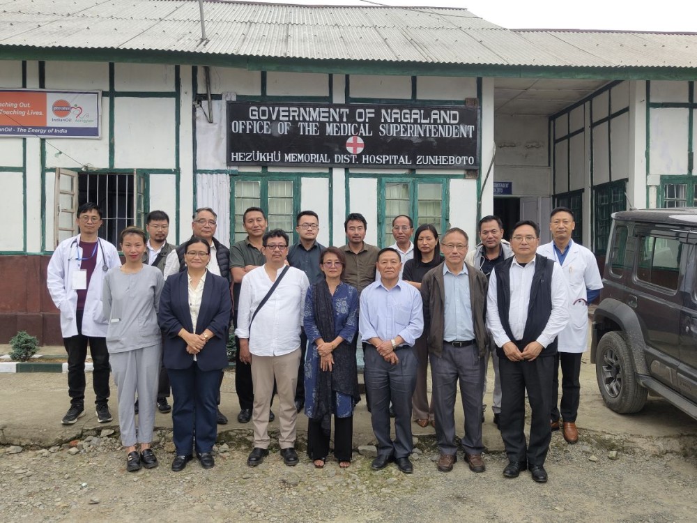The NMC team which visited Zunheboto on June 4.